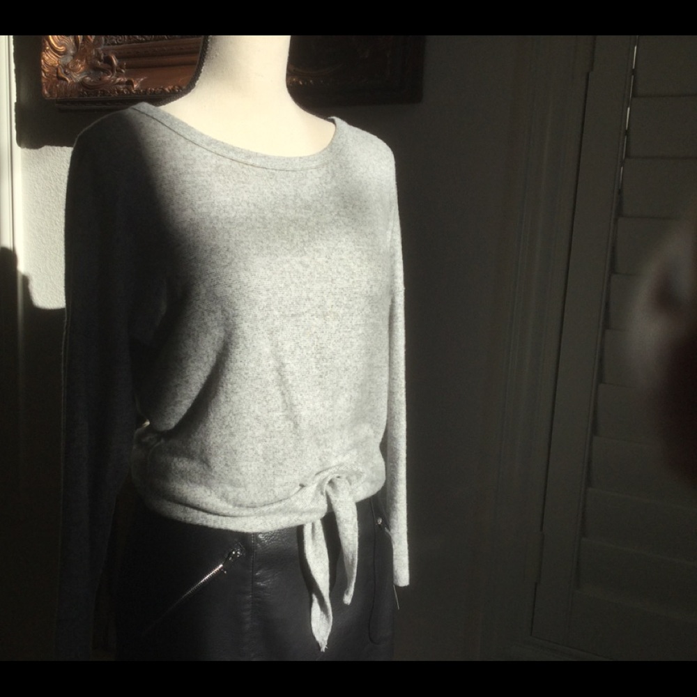 Waist Tie, Pullover Sweater